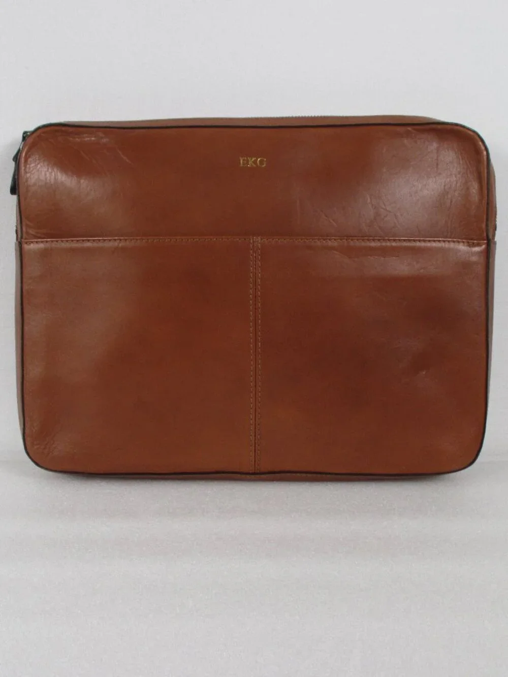 MARK & GRAHAM LEATHER LAPTOP BAG